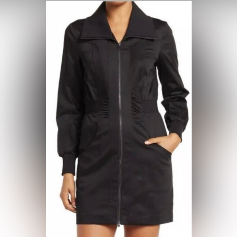 Reiss Black Long Sleeve Dress